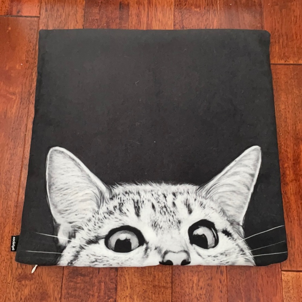 Society 6 Cat Pillow Cover